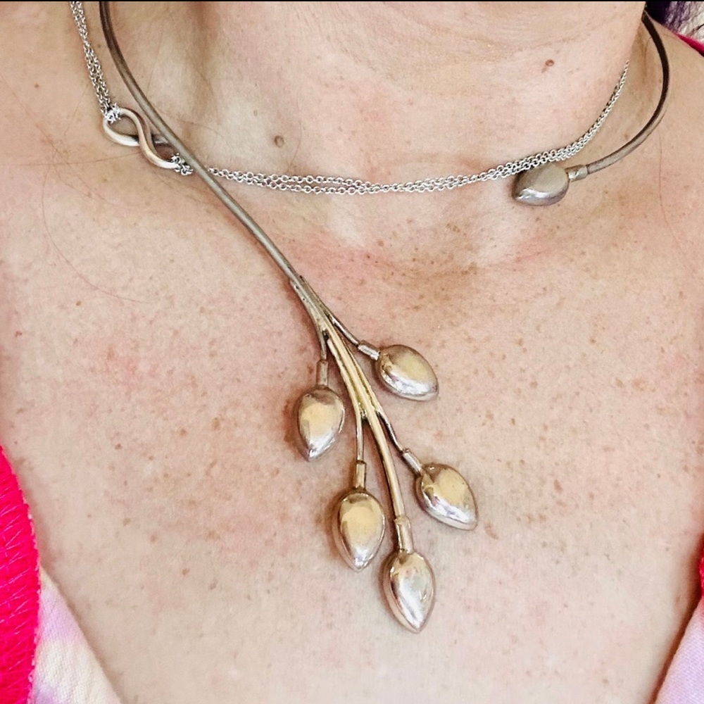 Vintage Mexico HOB 925 sterling necklace